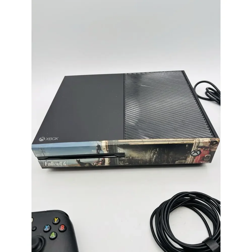 Microsoft Xbox One #1540 Fallout Game Console Power Cord 3 Controllers Works